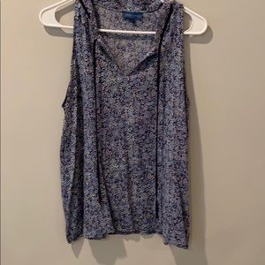 Floral Sleeveless Top L